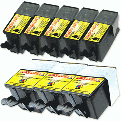 8 Pack Of Kodak 30xl Ink Cartridges Includes 5 Black And 3 Color 6977